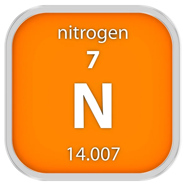 Signo de material de nitrógeno — Foto de Stock