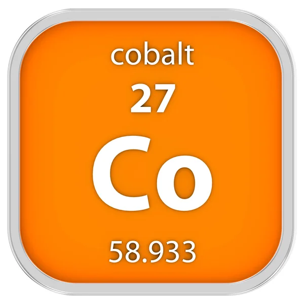 Señal de material de cobalto —  Fotos de Stock