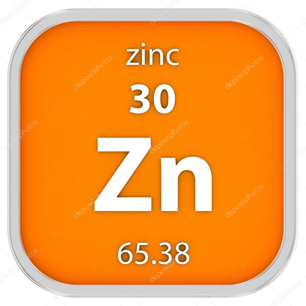 Zinc material sign