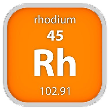 Rodyum malzeme işareti