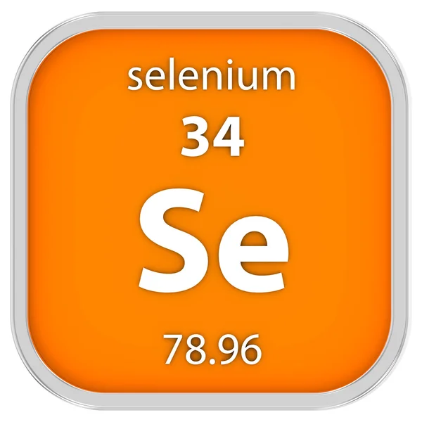 Tanda material Selenium — Stok Foto