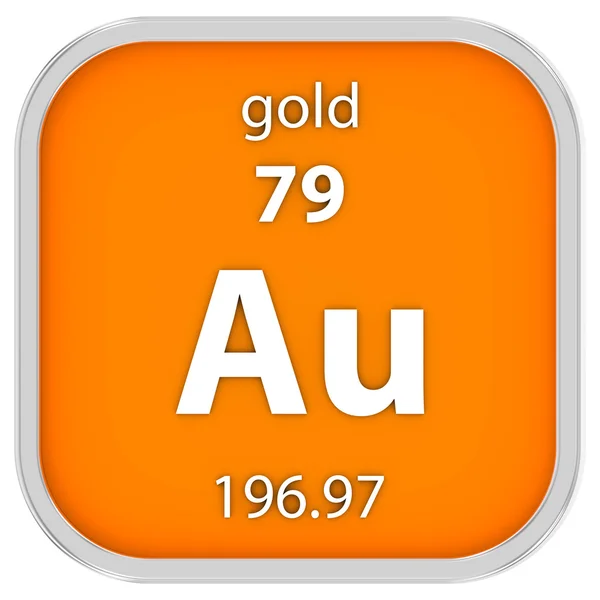 Arany anyag jele — Stock Fotó