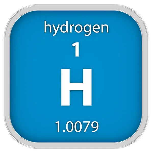 Signe matériel hydrogène — Photo
