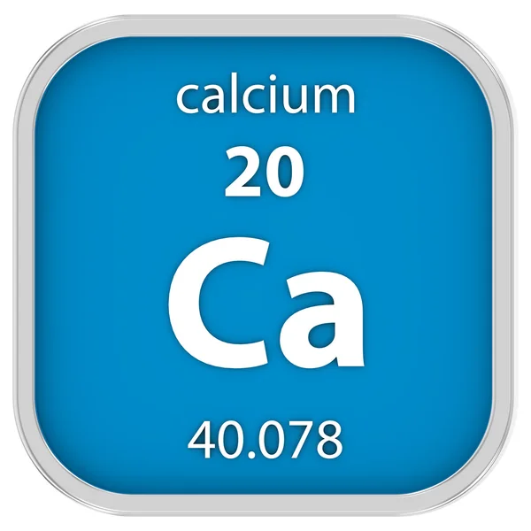 Kalcium materiella tecken — Stockfoto