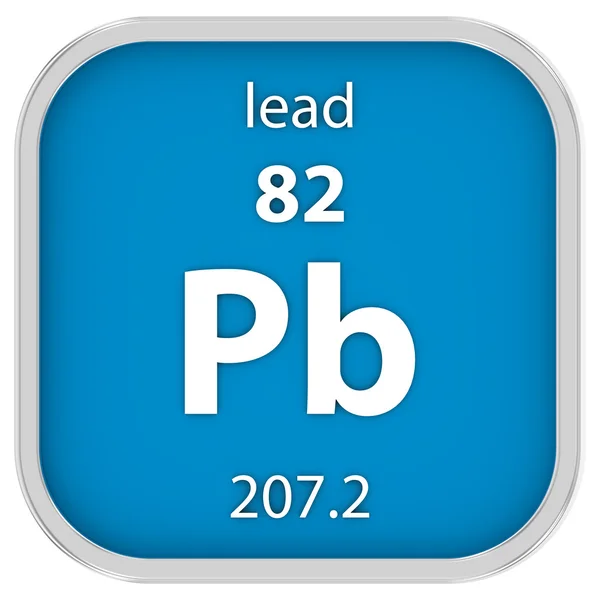 Lead material sign — Stock Photo, Image