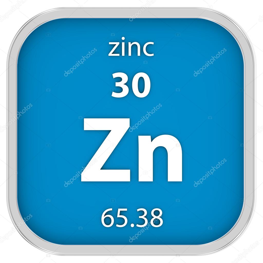 Zinc material sign