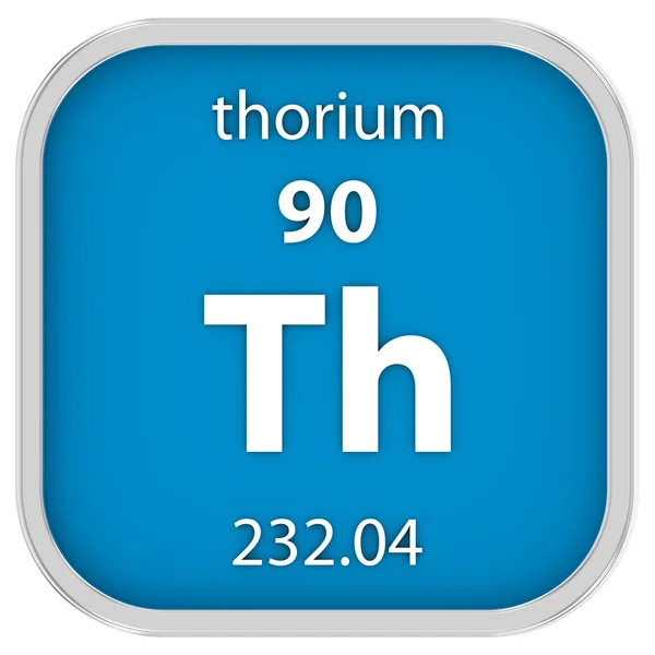 Thorium material sign — Stock Photo, Image