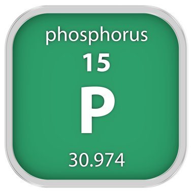 Phosphorus material sign clipart