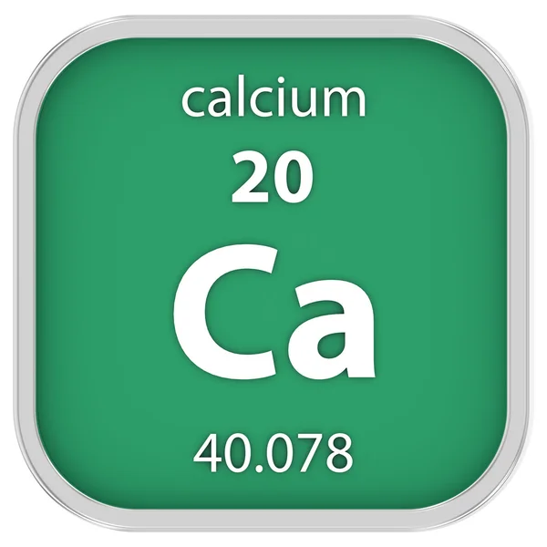 Kalcium materiella tecken — Stockfoto