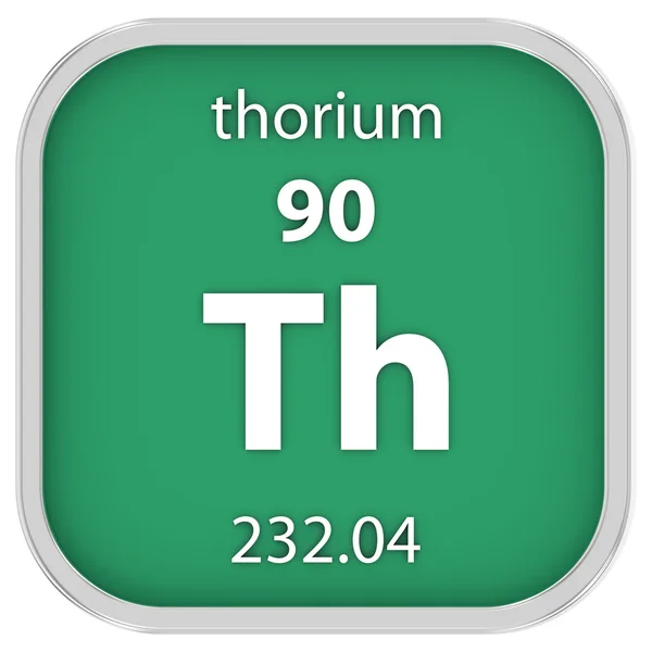 Thorium-Materialzeichen — Stockfoto