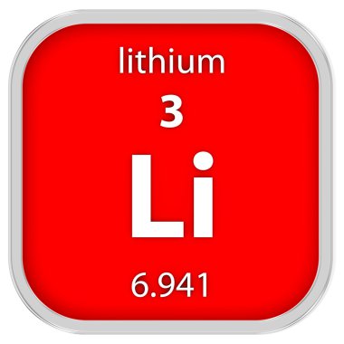 Lityum malzeme işareti
