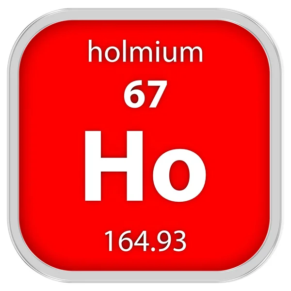Holmium materiella tecken — Stockfoto