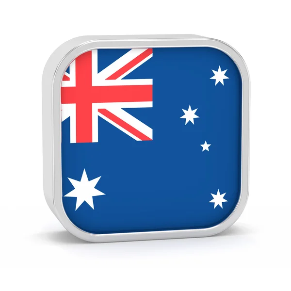 Australien flagga tecken. — Stockfoto