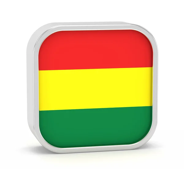Bolivia vlag teken. — Stockfoto