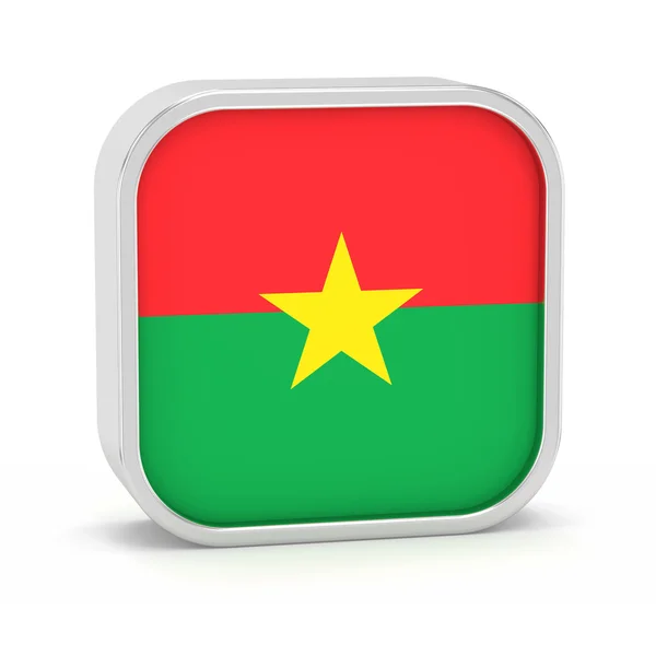 Burkina Faso flag sign. — Stock Photo, Image