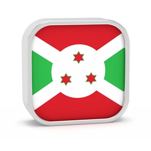 Burundi vlag teken — Stockfoto