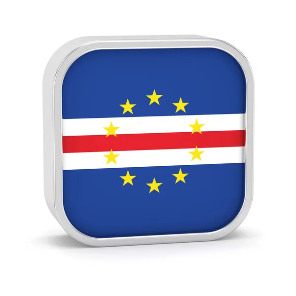 Cape Verde flag sign — Stock Photo, Image