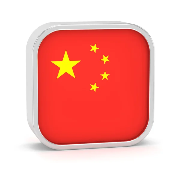 Cina Segno di bandiera — Foto Stock