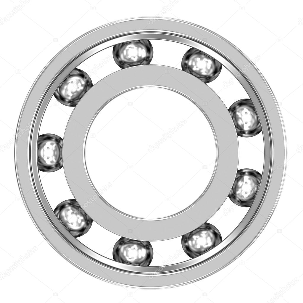 Ball Bearing isolated on a white background