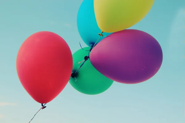 Красочные воздушные шары — стоковое фото