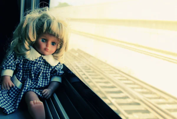 Vintage baby doll — Stock Photo, Image