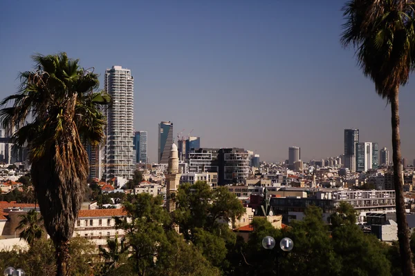 Вид на город Тель-Авив — стоковое фото