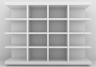 boş bookshelf