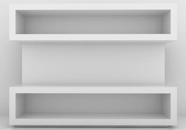 Empty bookshelf — Stock Photo, Image