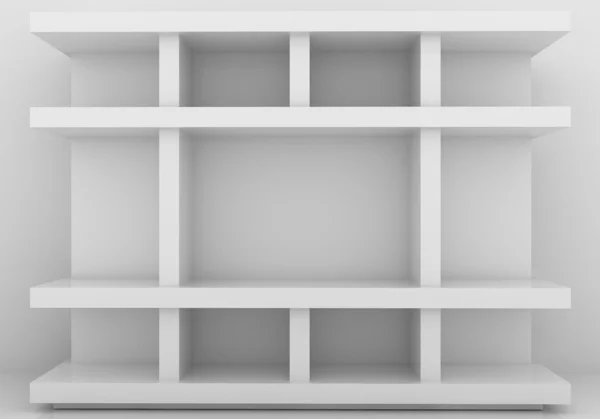 Empty bookshelf — Stock Photo, Image