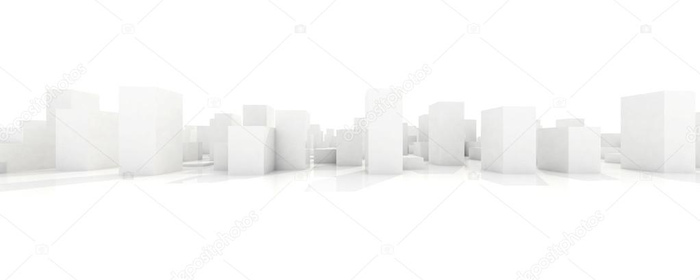 Abstract blocks city