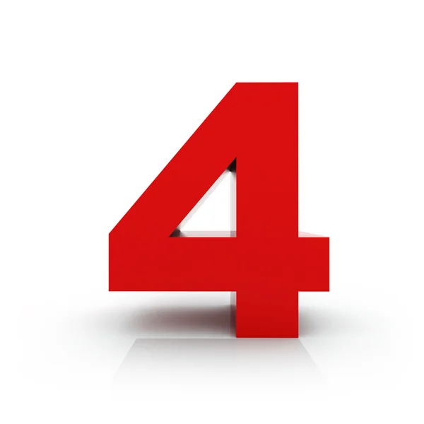 Numero 4 — Foto Stock