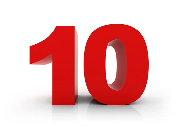 Numero 10 — Foto Stock