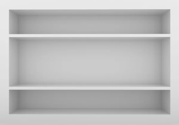 Empty bookshelf — Stock Photo, Image