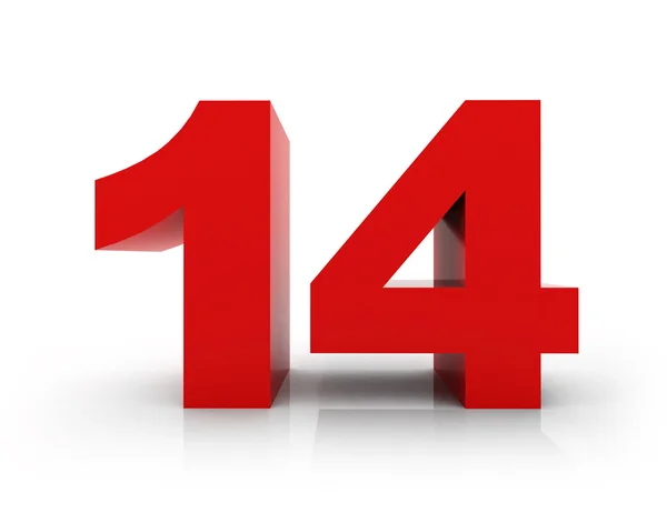 Numero 14 — Foto Stock