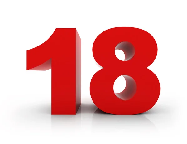 Numero 18 — Foto Stock