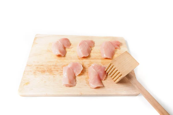 Chicken schnitzels — Stock Photo, Image