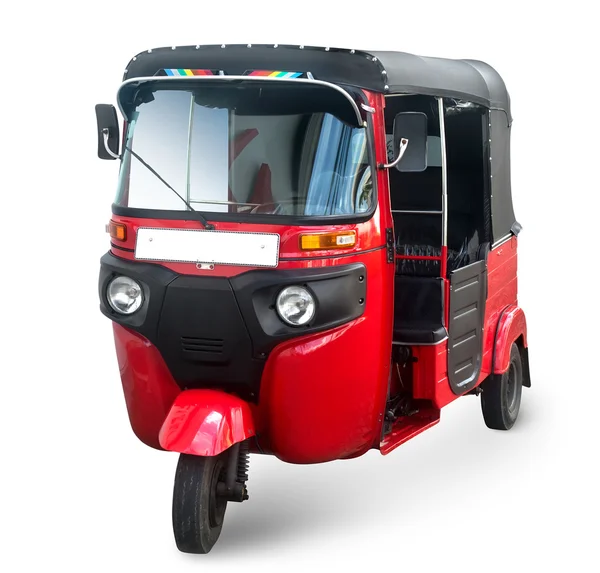 Roter Tuk Tuk — Stockfoto