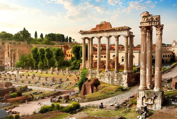 Fórum Romano em Roma — Fotografia de Stock