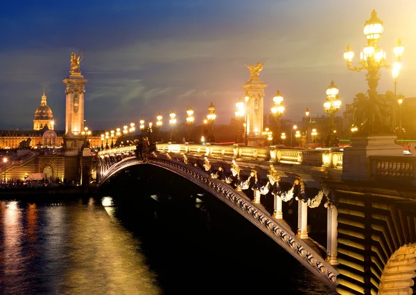 アレクサンドル ・ 3 橋、パリ — ストック写真