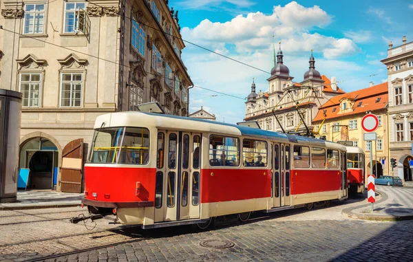 Tramvaj v Praze — Stock fotografie