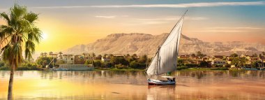 Aswan 'da Büyük Nil