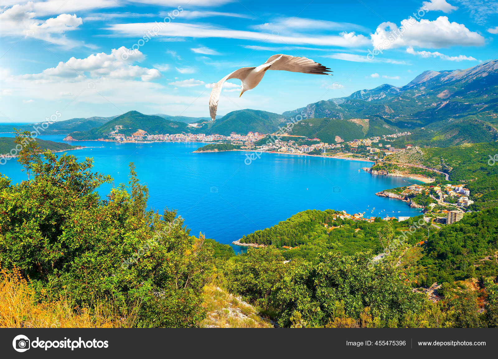 黑山的Budva riviera u2014 图库照片©Givaga#455475396