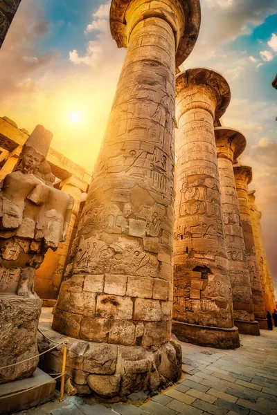 Égypte au coucher du soleil — Photo