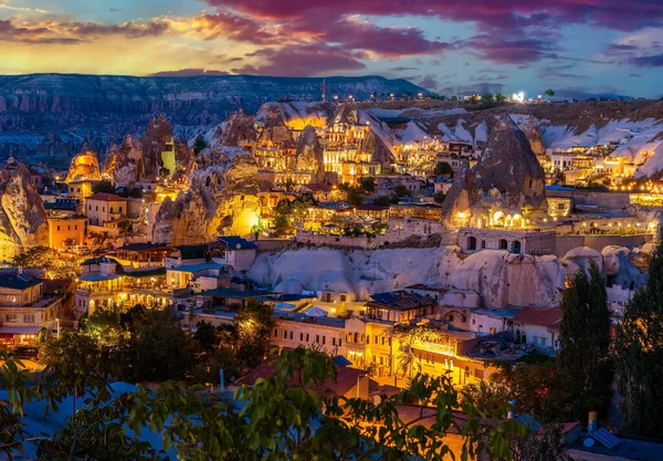 Luces de la ciudad de Goreme —  Fotos de Stock