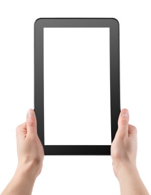 ellerinde tablet