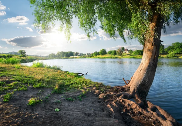 Vista sobre el río — Foto de Stock