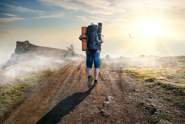 Klimmen toeristische — Stockfoto