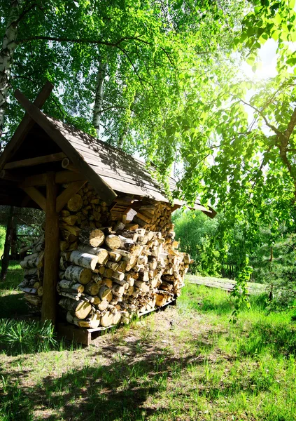 Montón de leña — Foto de Stock