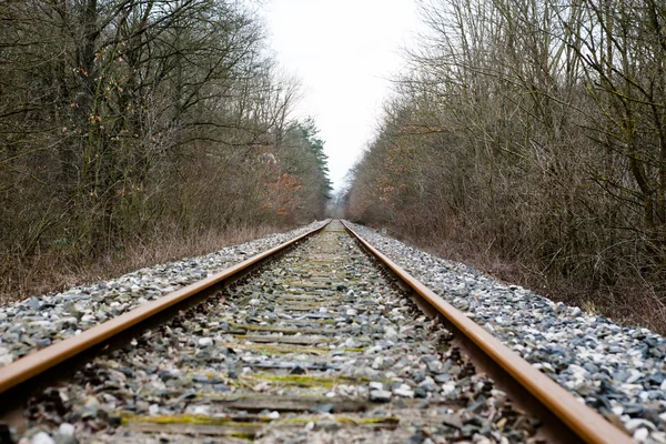 Antiguo ferrocarril abandonado — Foto de Stock