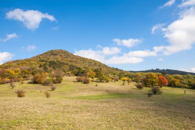 Sonbahar dağları manzarası